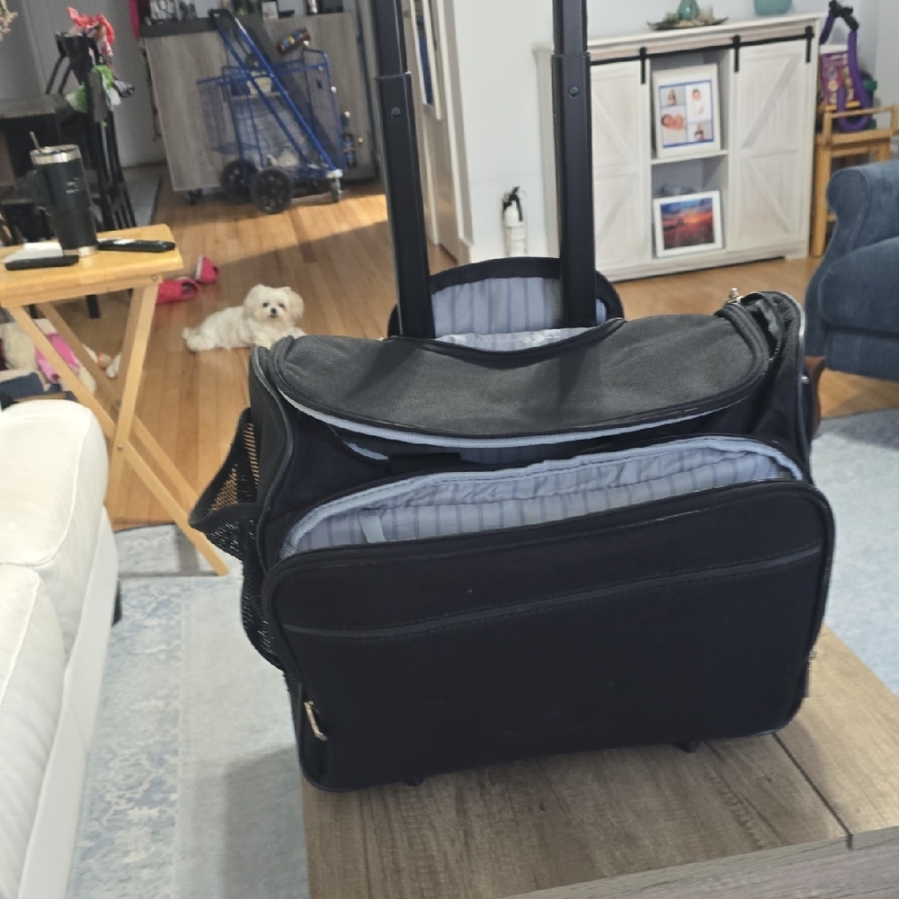 Black Durable Luggage & Travel Bags with Wheels